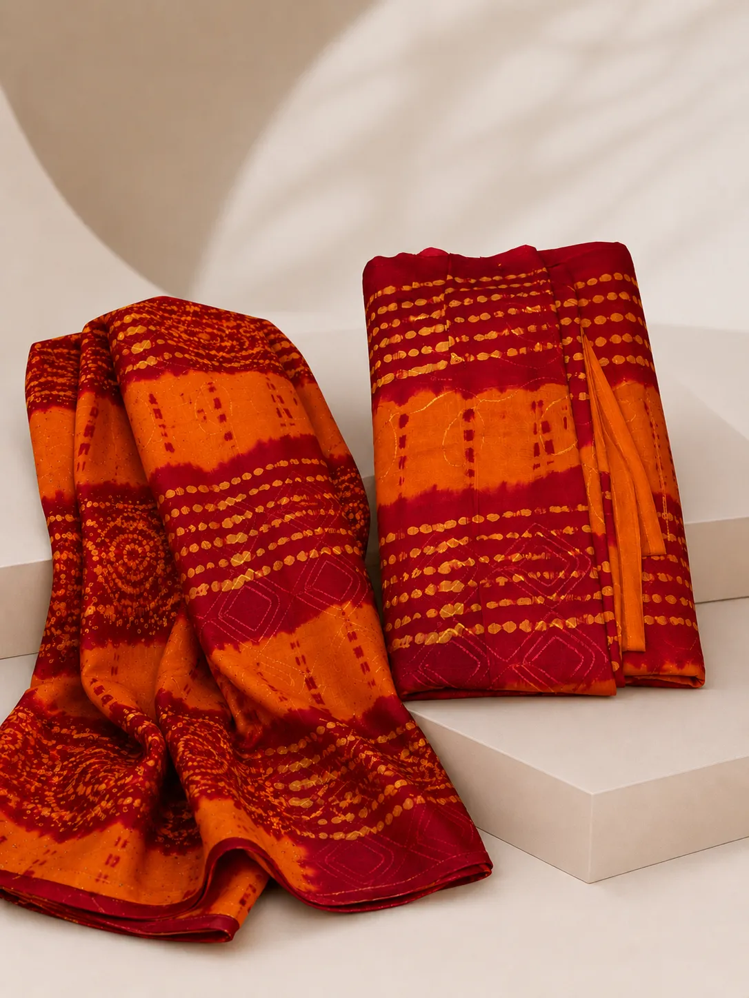Red Orange Three Piece Set